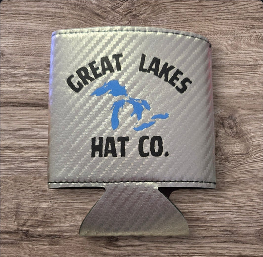 Great Lakes Silver Can Koozie